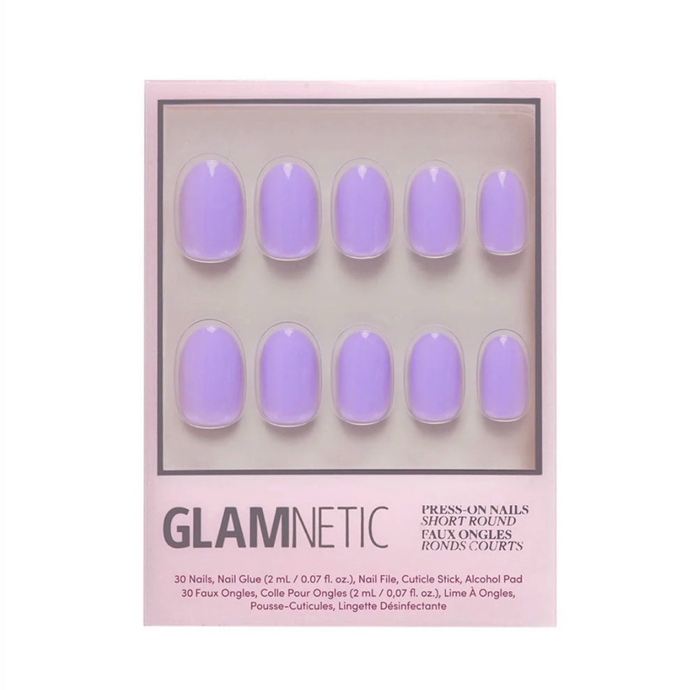 Glamnetic Purple Press-On Nails